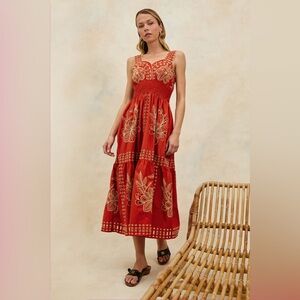 Rails fawn dress terracotta